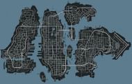 GTA 4's map (image via GTAWiki.com)